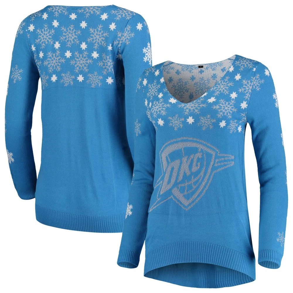 OKC Thunder Ugly Christmas Sweater